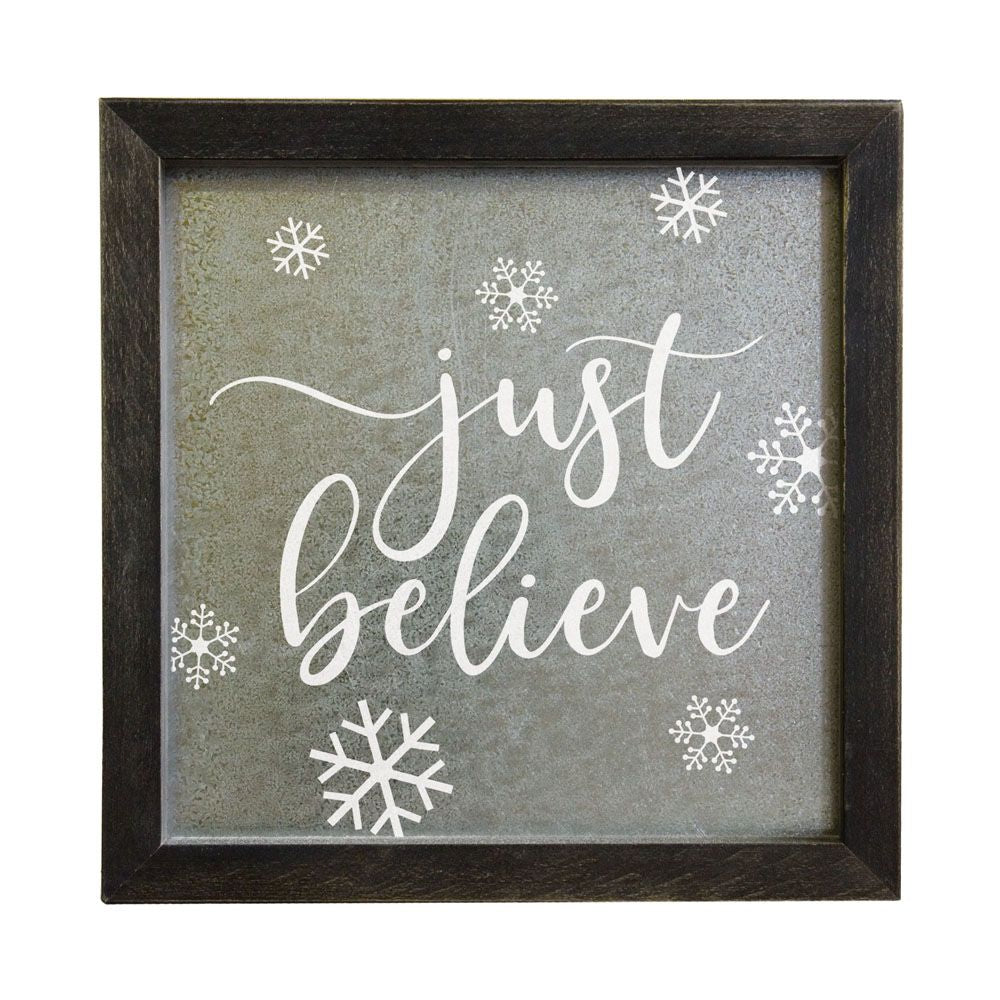 Just Believe Wall Arts for Christmas Decor