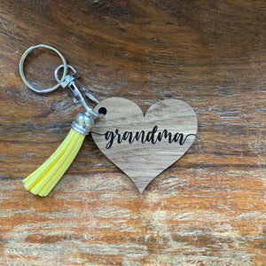 Cute Mother's Day Personalized Engraved Keychain Ideal for Gift