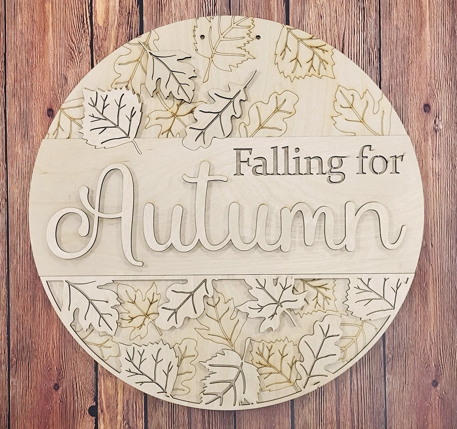 DIY kit Falling for Autumn Door Hanger