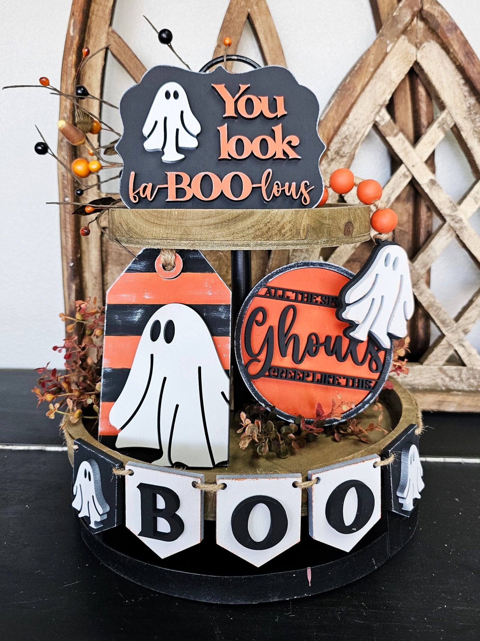 DIY Halloween Fa-BOO-Lous Tray kit