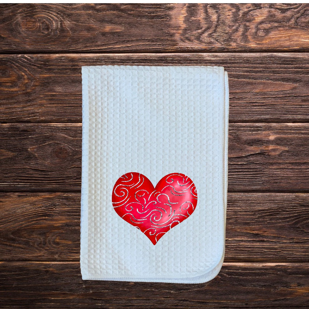 Valentine Heart Towels