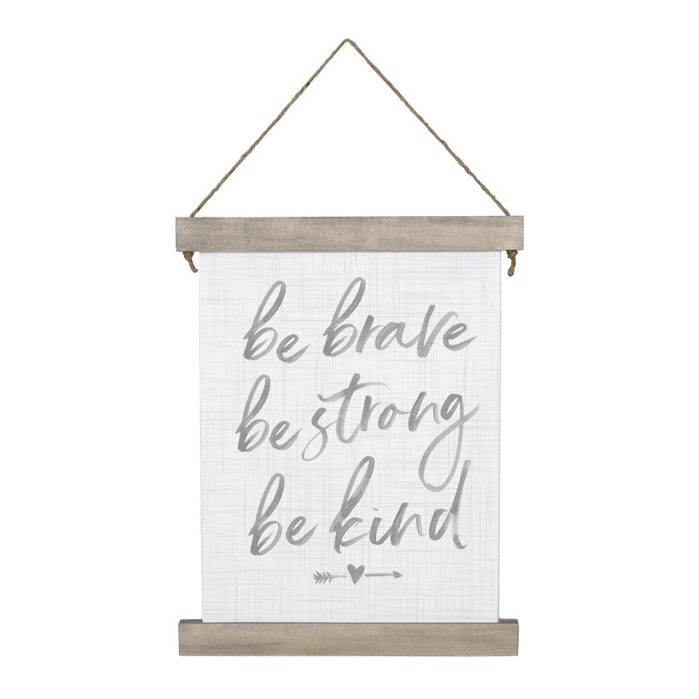 Be Brave Hanging Canvas Wall Arts for Home & Office Decor