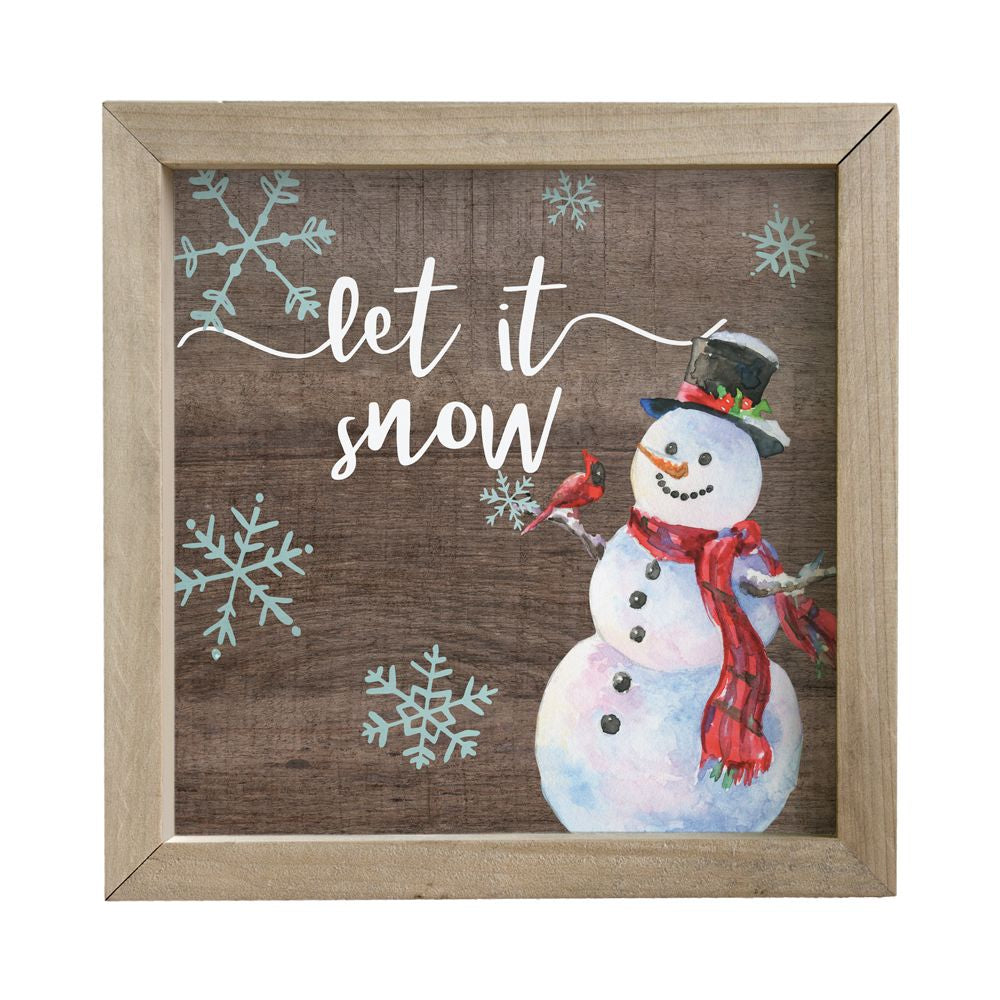 Let It Snow Wall Arts for Christmas Decor