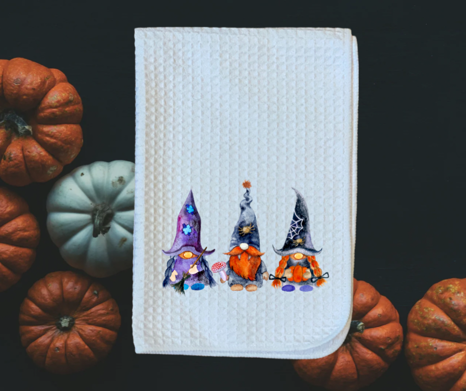 Spooky Gnome Towels