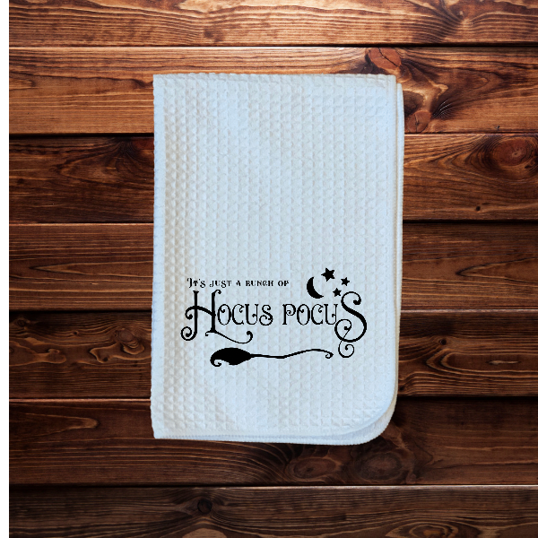 Printed Hocus Pocus Extra Absorbent Fabric Dish Towel
