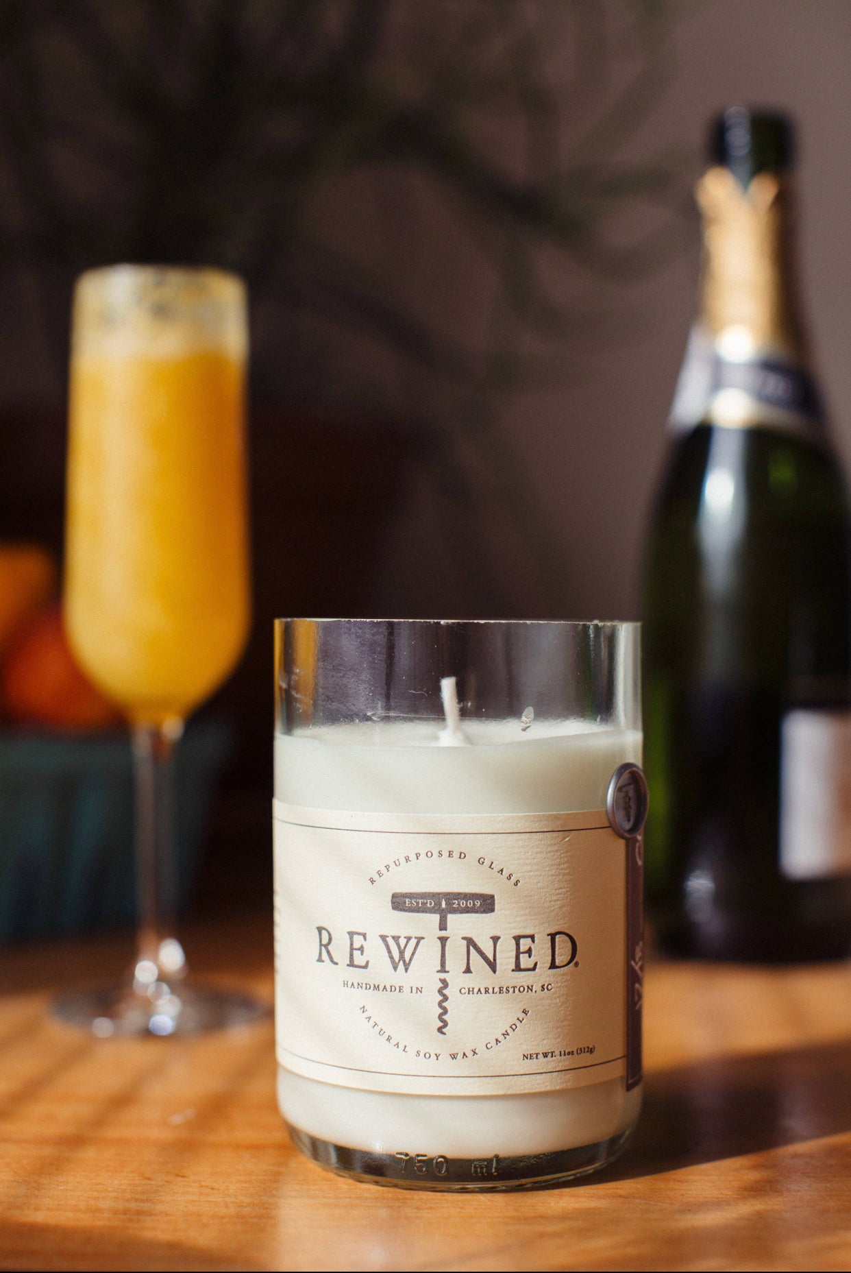 Rewined Bellini Candle
