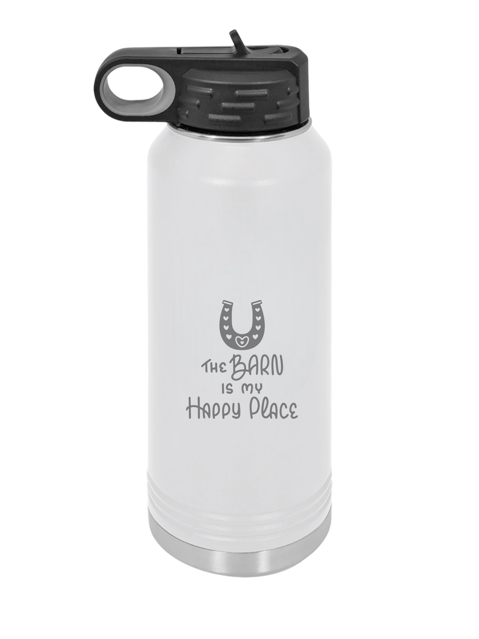 Horse Engraved Water Bottle