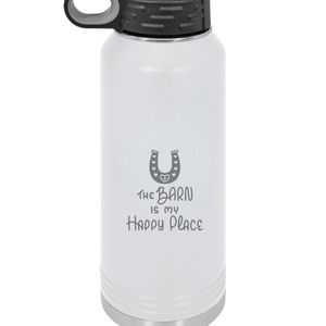 Horse Engraved Water Bottle