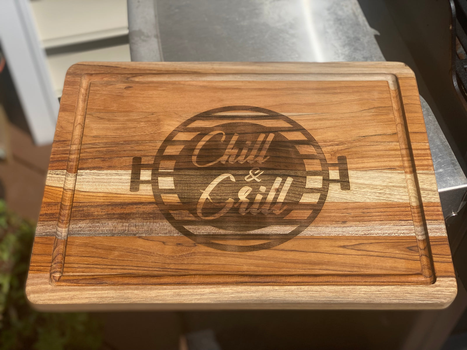 High Quality Acacia Wood Griller's Cutting Board