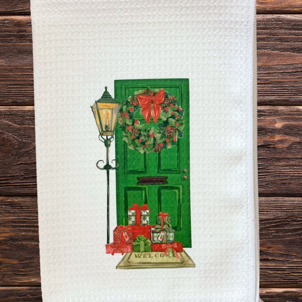 Green Welcome Holidays Green Door Towel with Extra Absorbent