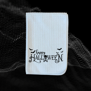 Printed Happy Halloween Extra Absorbent Fabric Dish Towel