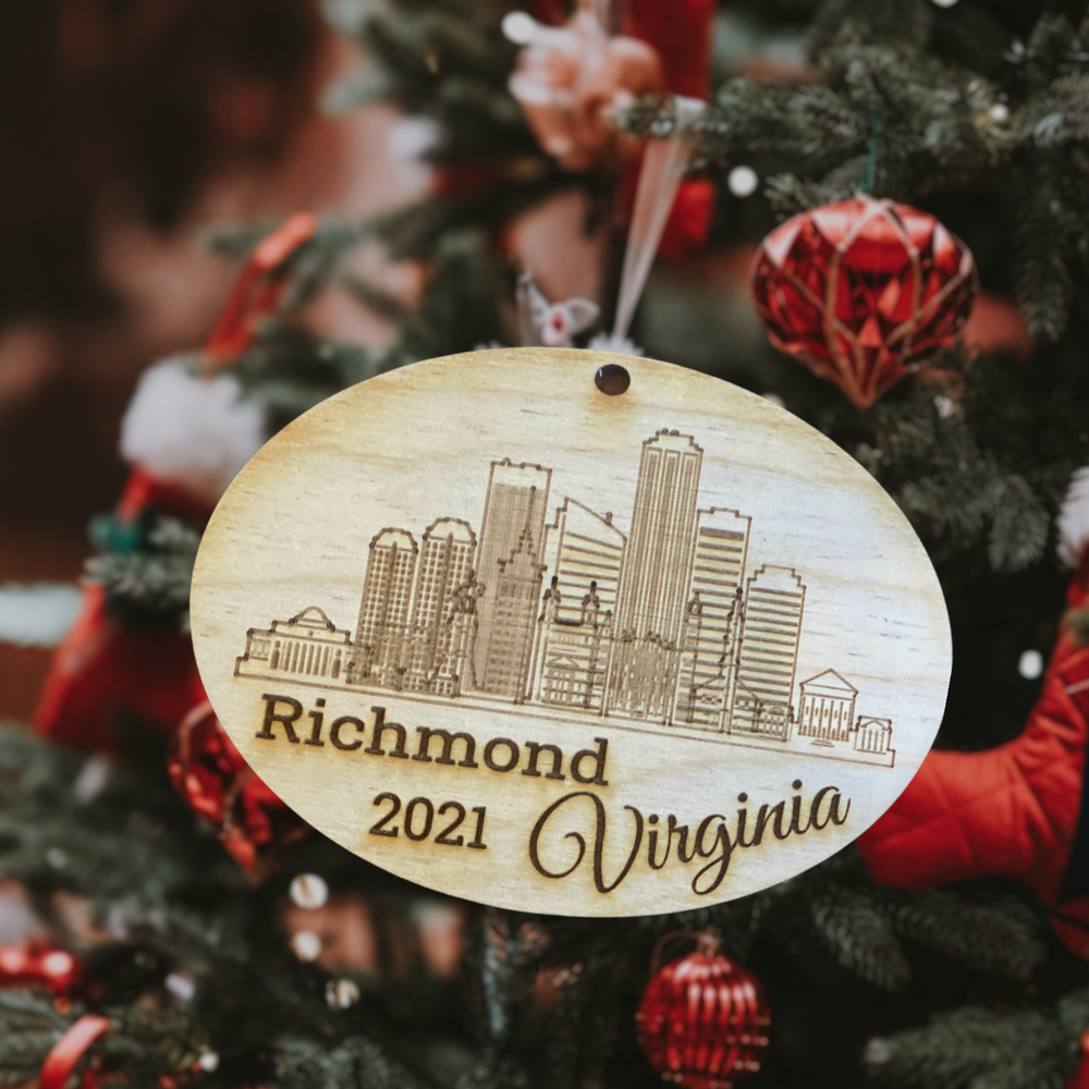 Richmond VA Ornament for Christmas Decor