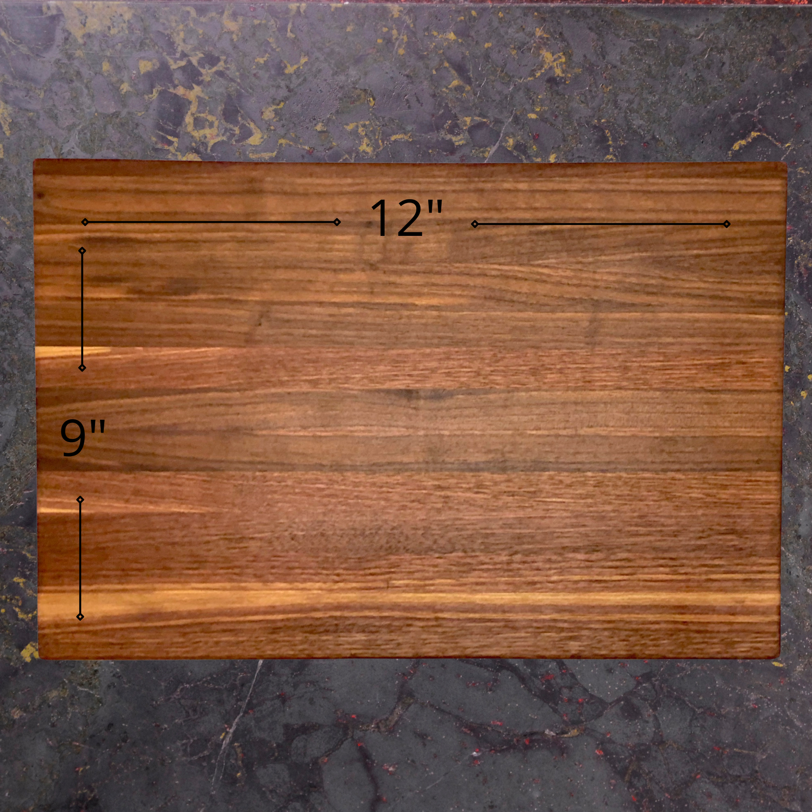 Handmade Solid Walnut Wood Cutting Board