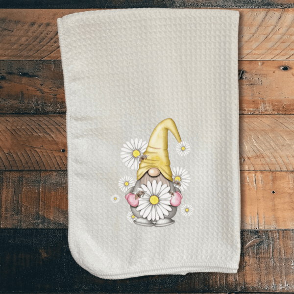 Daisy Gnome Towel