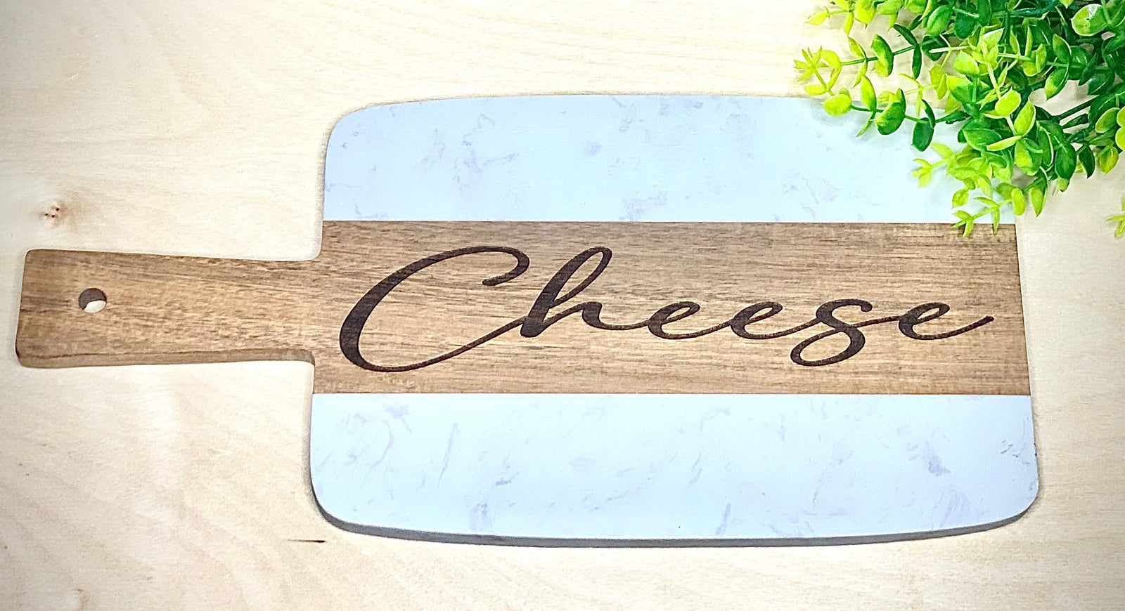 Personalized Marble Charcuterie Board