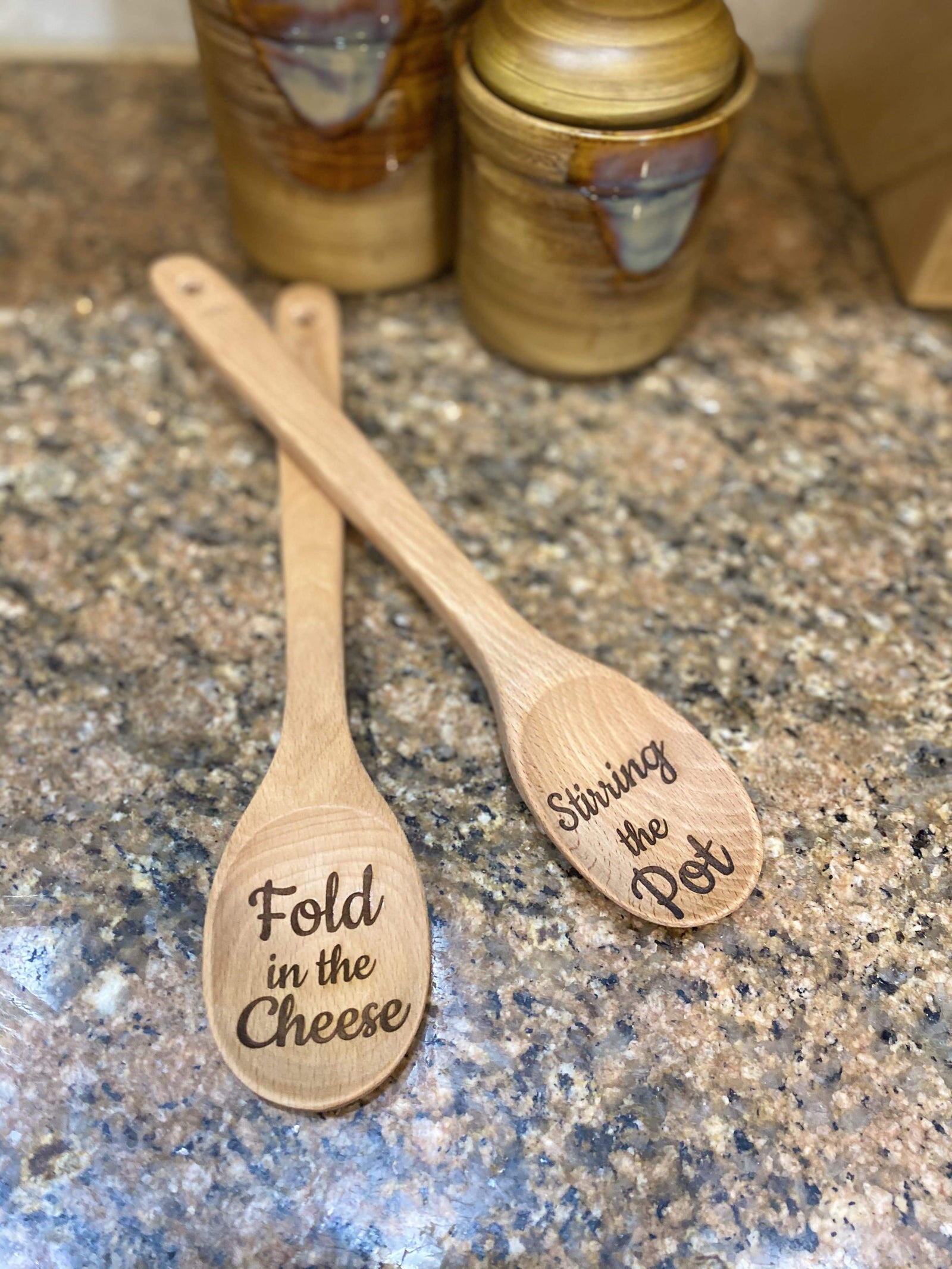 Cheeky Engraved Wooden Spoon