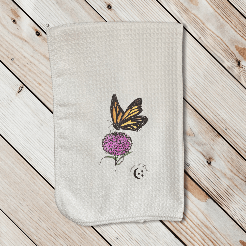 Artistic Beautiful Butterfly Shape Design Extra Absorbent Fabric Dish Towel