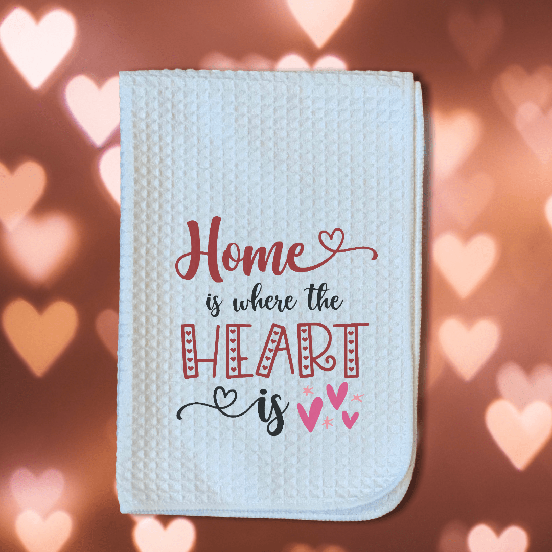 Cute Valentine's Kitchen Shape Design Extra Absorbent Fabric Dish Towels