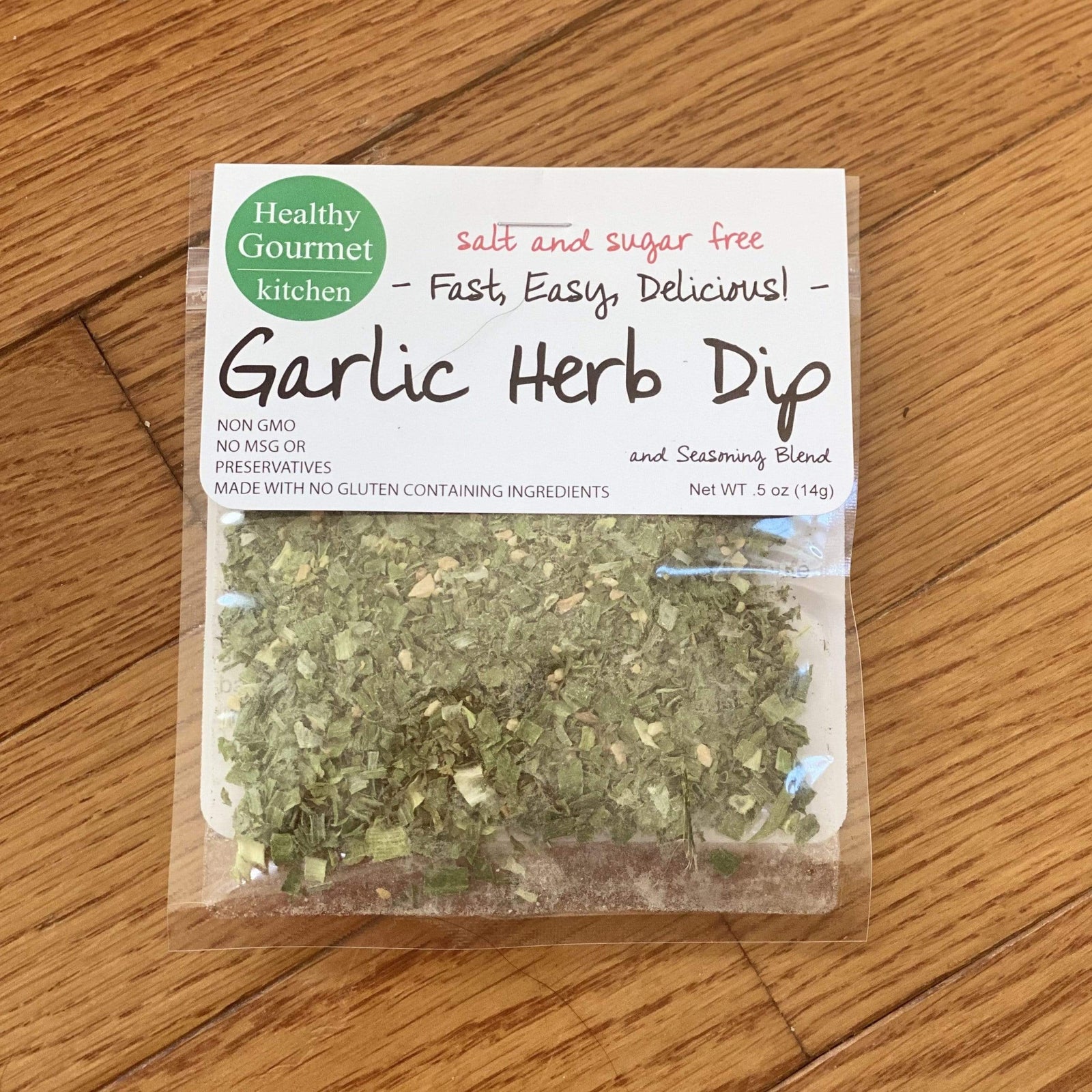 Garlic Herb Dip Mix Salt and Sugar Free