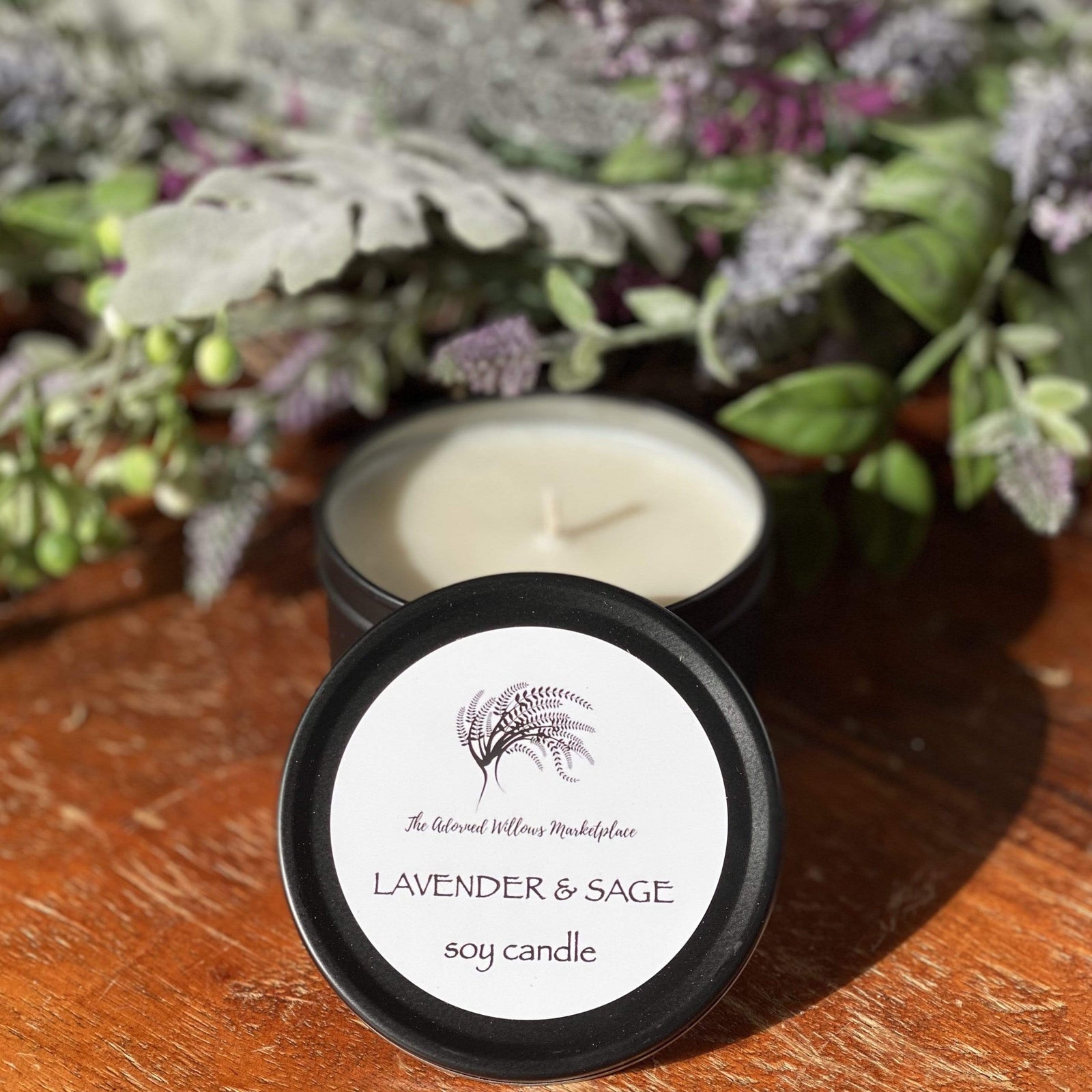 Lavender & Sage 5oz Eco-Friendly Soy Candle
