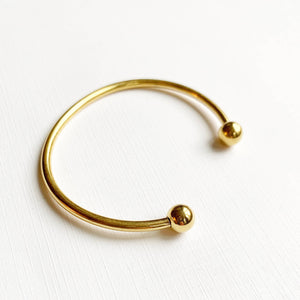 Gold-Filled 18k Wanderlust Cuff Bracelet Ideal for Gifts