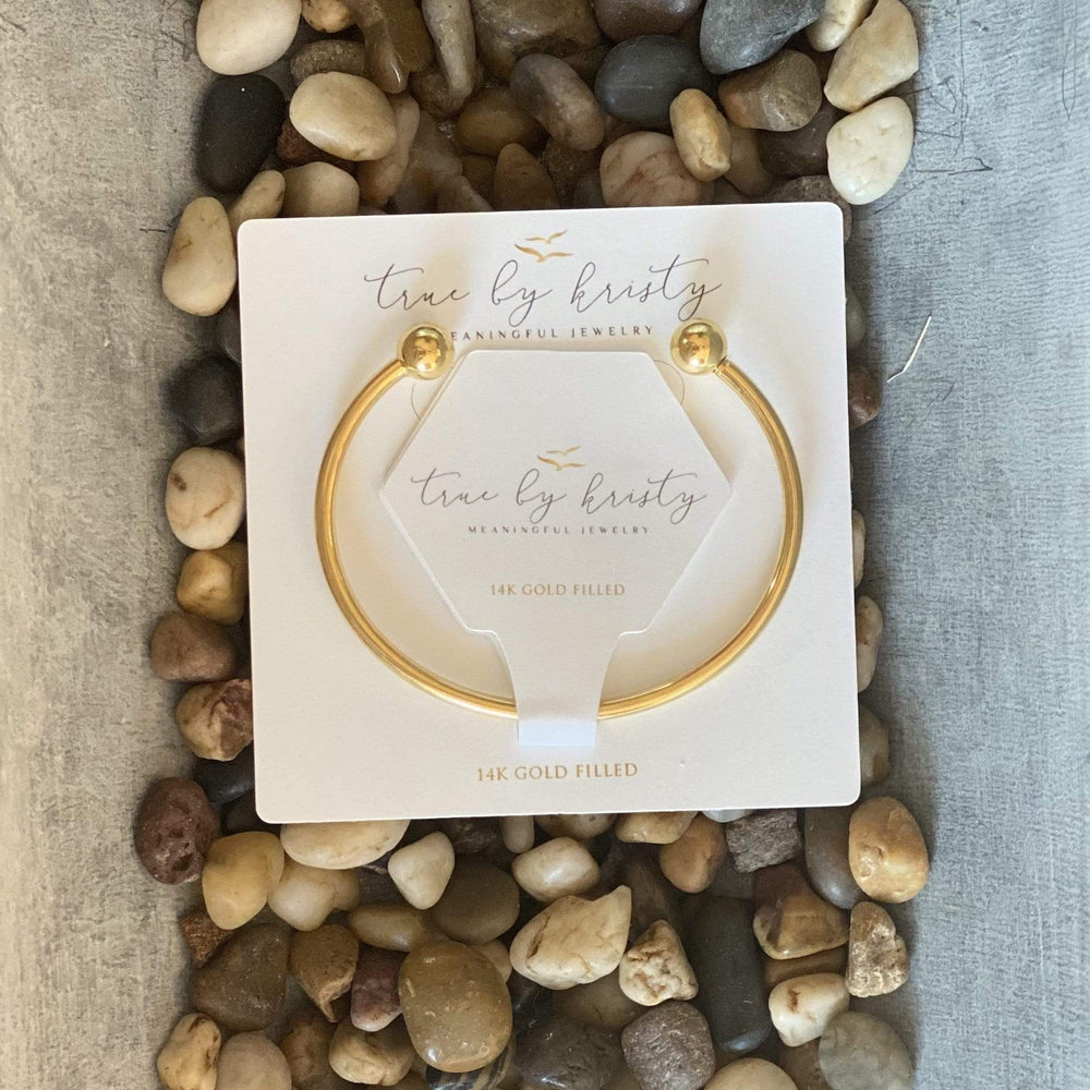 Gold-Filled 18k Wanderlust Cuff Bracelet Ideal for Gifts